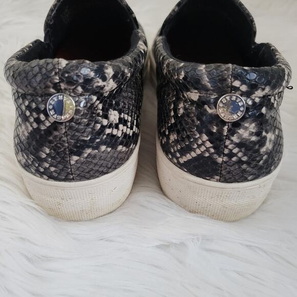 Steve Madden Gills Snake Skin Slip-On Platform Sneakers Size 8.5 - Picture 5 of 11